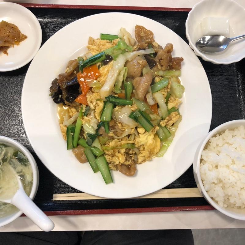 きくらげと豚肉玉子炒め(川湘楼 武蔵小杉)