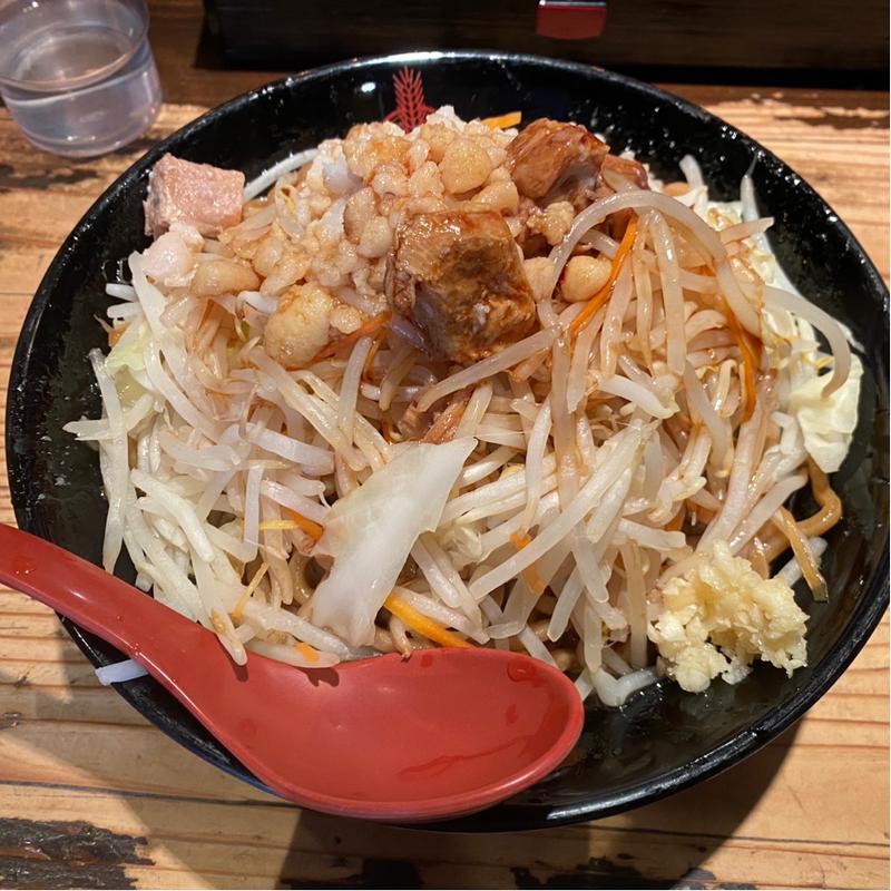 ニンニクまぜそば(つけ麺専門店 三田製麺所 恵比寿南店)