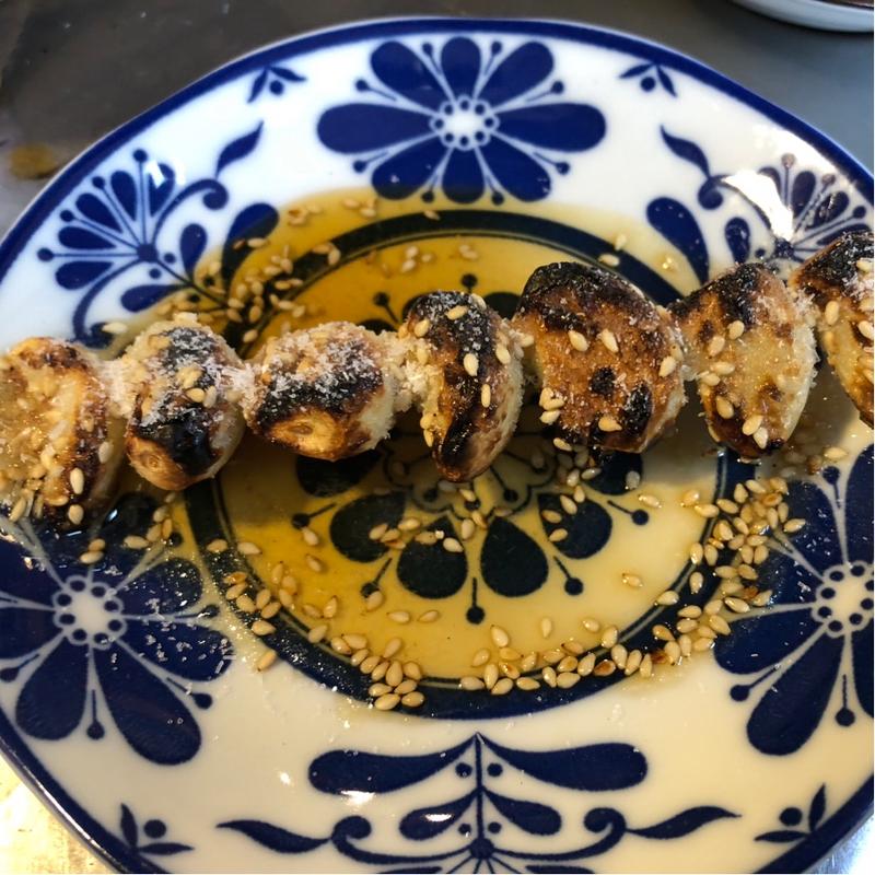 にんにく焼き(スタンド焼き鳥八とり2号店)