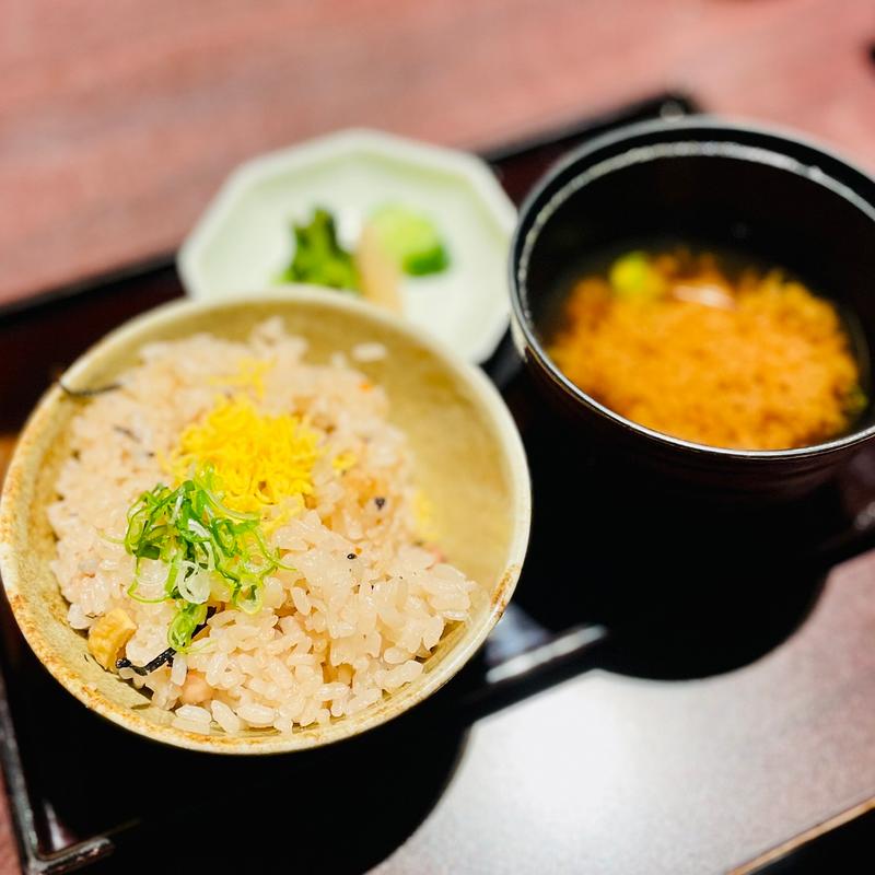 蛸とひじき炊き込み御飯(鳥羽国際ホテル潮路亭 白石 )