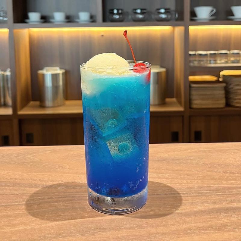 クリームソーダ ブルーハワイ(茶珈堂)