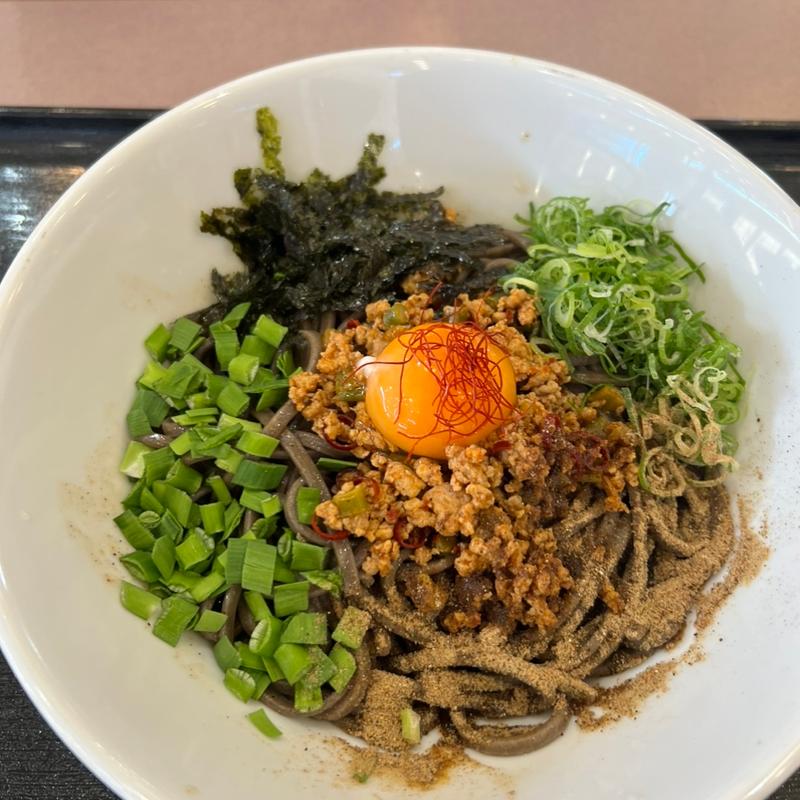 台湾まぜ蕎麦(蕎麦とソースカツの店 ZEN 佐野プレミアム・アウトレット店)