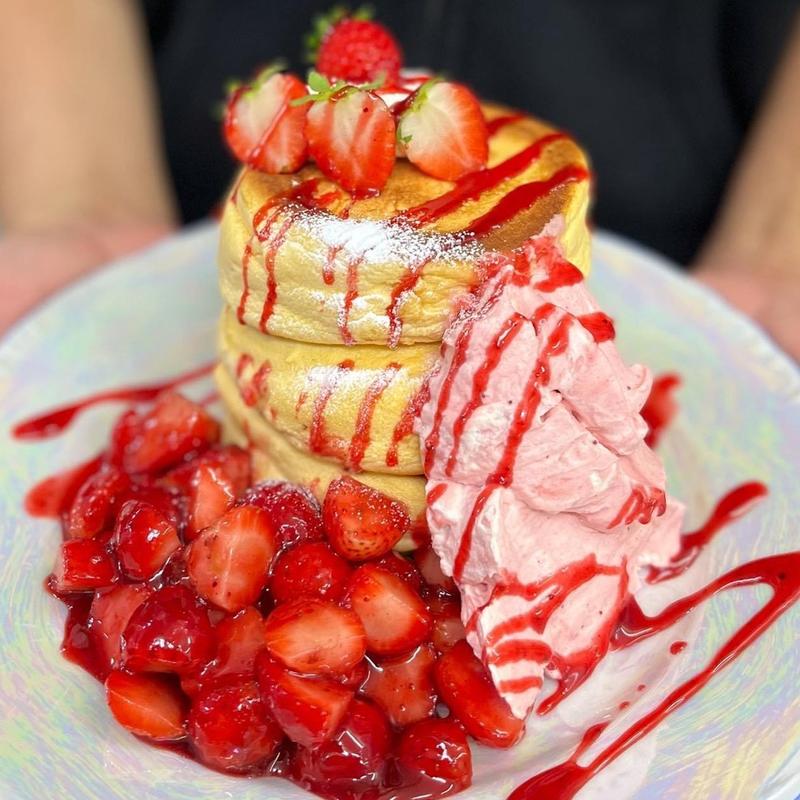 ゴロゴロいちごパンケーキ(よろず茶屋444)