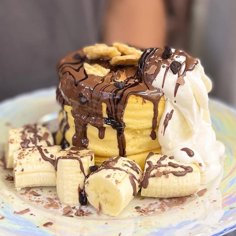 パンケーキ チョコバナナ(よろず茶屋444)