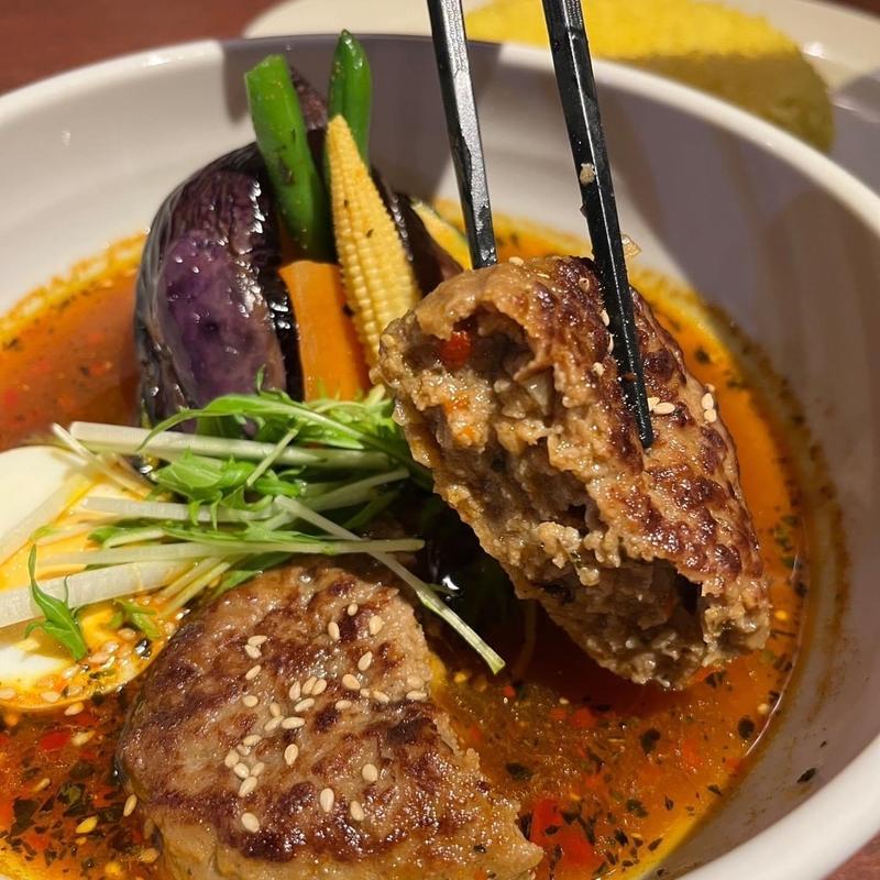 ハンバーグスーカレー(札幌スープカリー 東京ドミニカ)