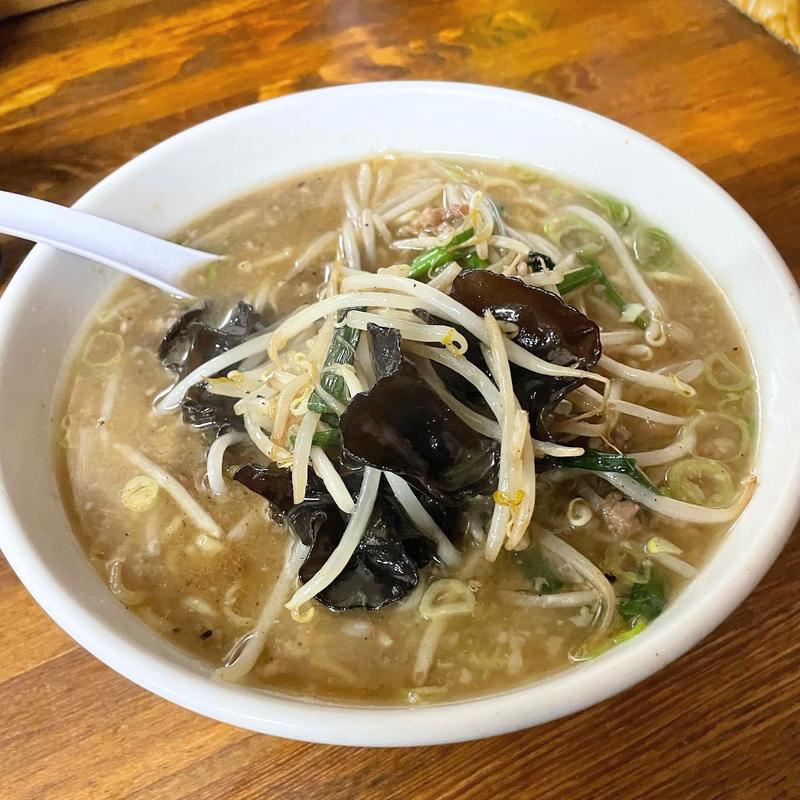 もやしラーメン(天狗北越ラーメン)