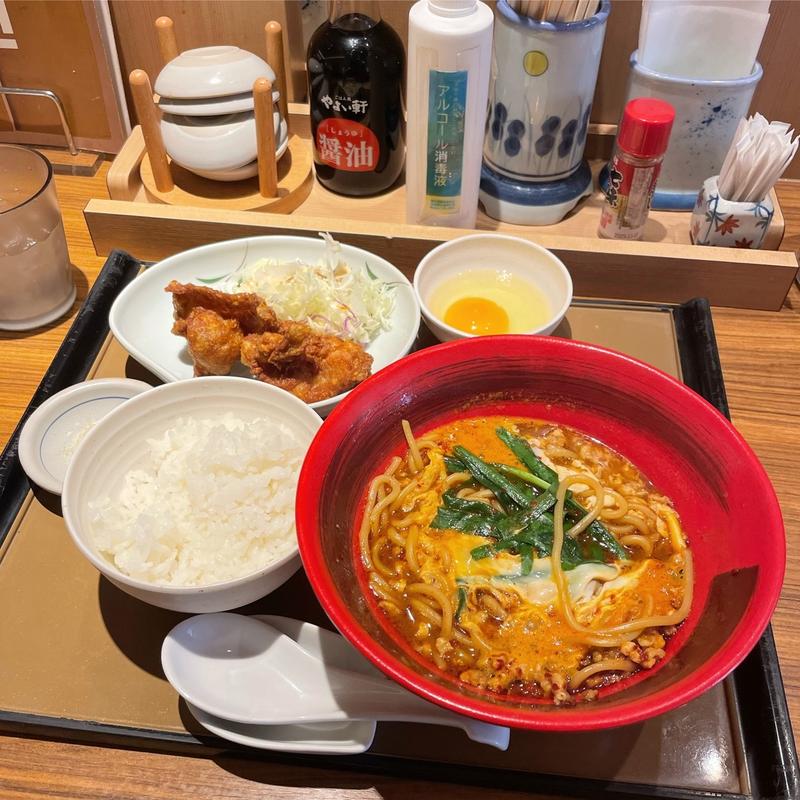 辛うま麺（ごはん付き）(やよい軒 亀有店)