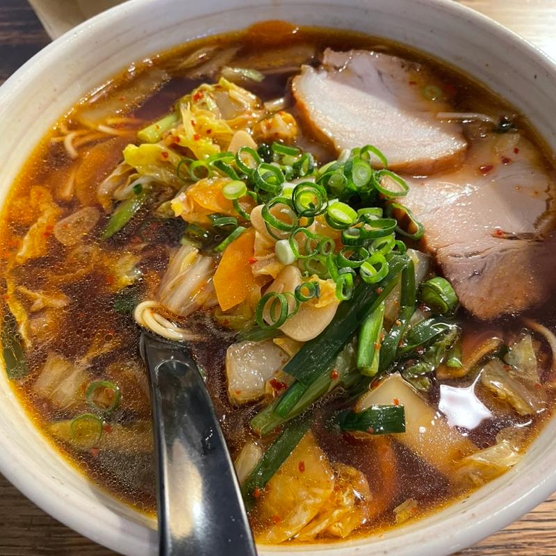 野菜ピリ辛ラーメン(ラーメン＆food’s bar Saika （彩華 らーめんあんどふーずばー さいか）)