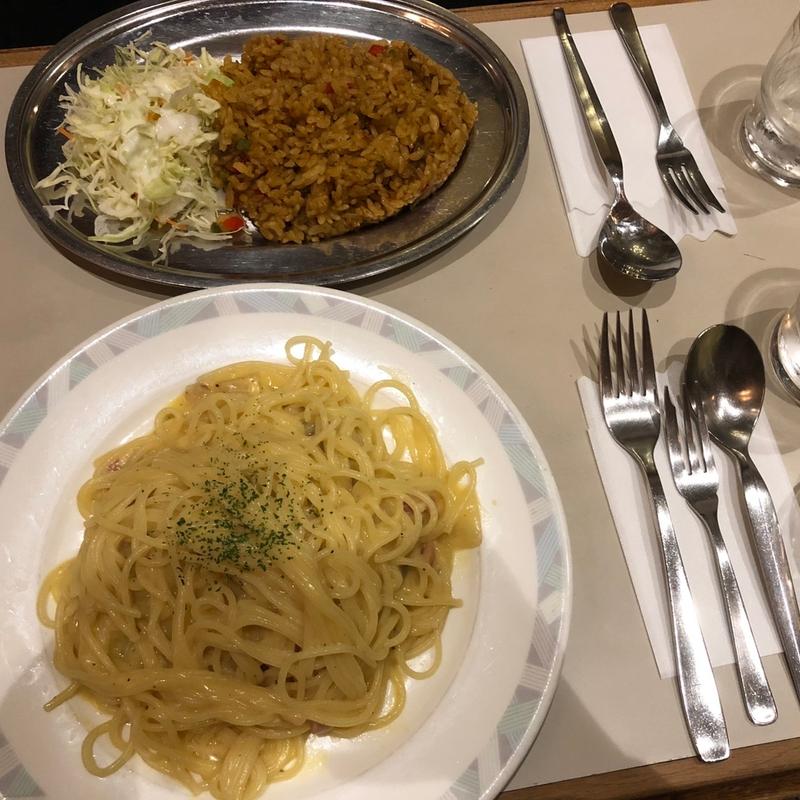 パスタセット(名曲・珈琲 らんぶる 新宿店)