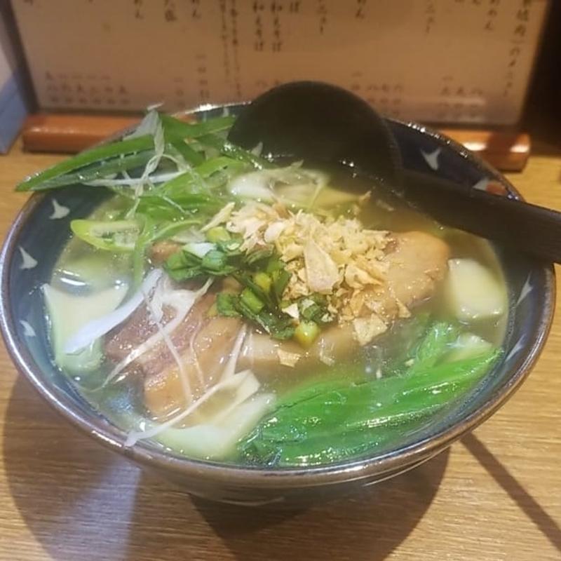 青葉らーめん麺半分(青葉らあめん　ほんまもん屋 )