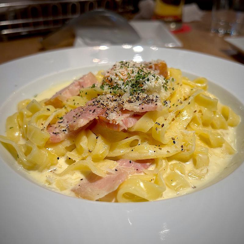 自家製ベーコンのカルボナーラ(仙台キッチン)