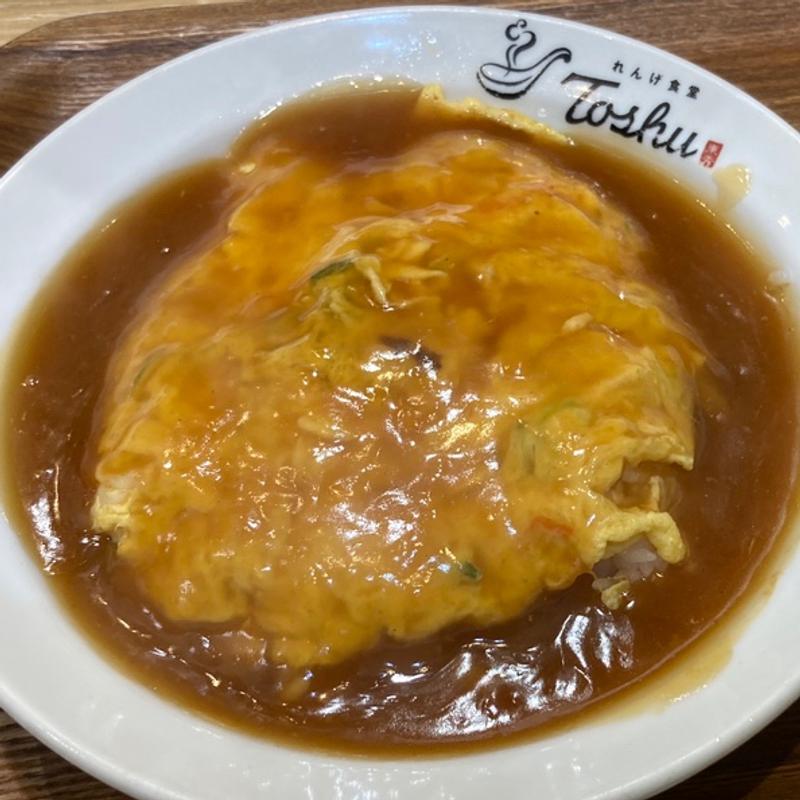 天津飯(れんげ食堂 Toshu 京王永山店)
