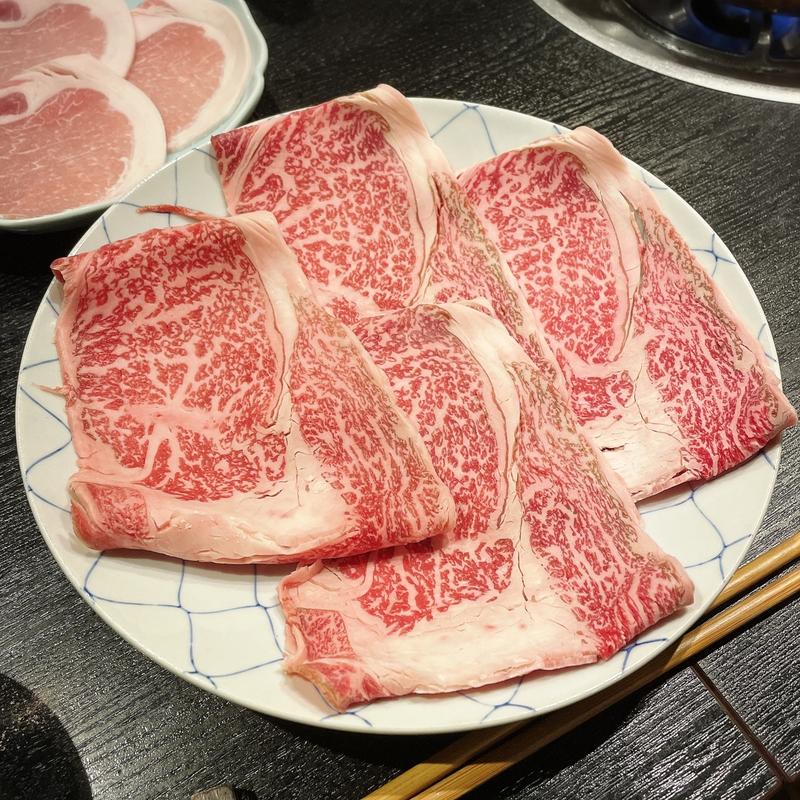 追加:霜降り和牛ロースしゃぶしゃぶ(代々木 今半)