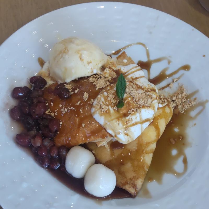 黒蜜ときなこの和風クレープパイ(ココス 龍ヶ岡 )