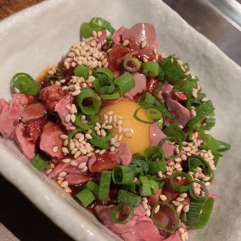 レバーユッケ(焼鳥 その日ぐらし 武蔵小杉店)