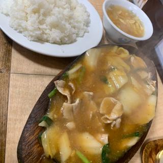 スタミナ焼き+ライス並(生駒菜館 )