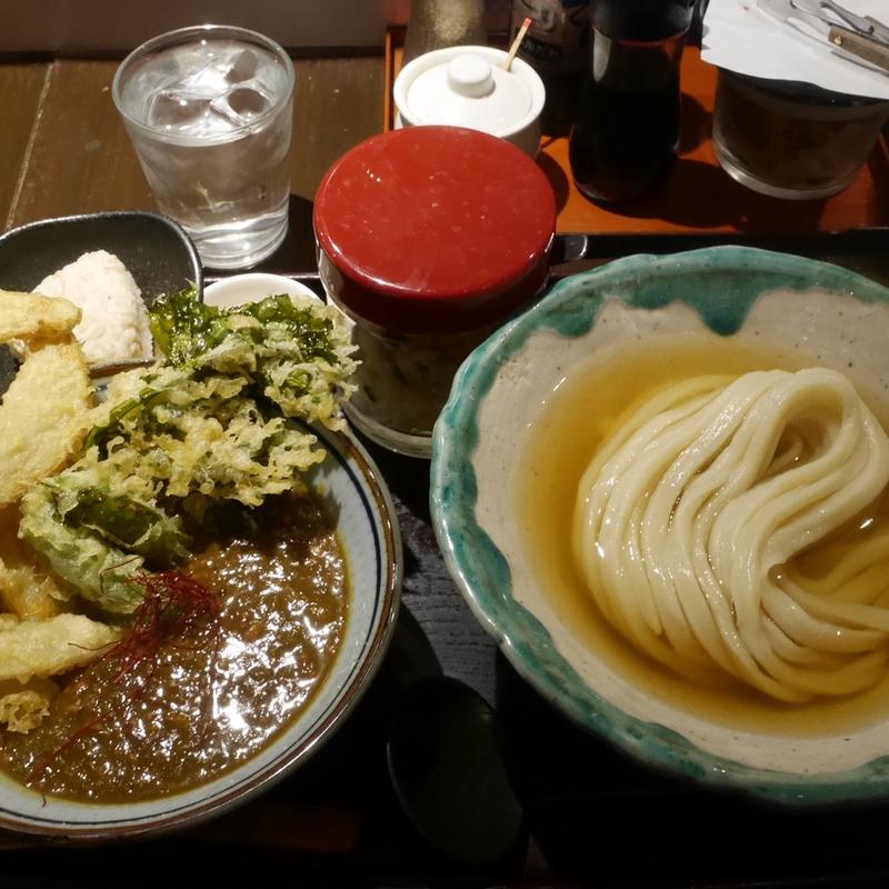新じゃがと春野菜のキーマカレーつけ麺(釜揚げうどん 鈴庵 )