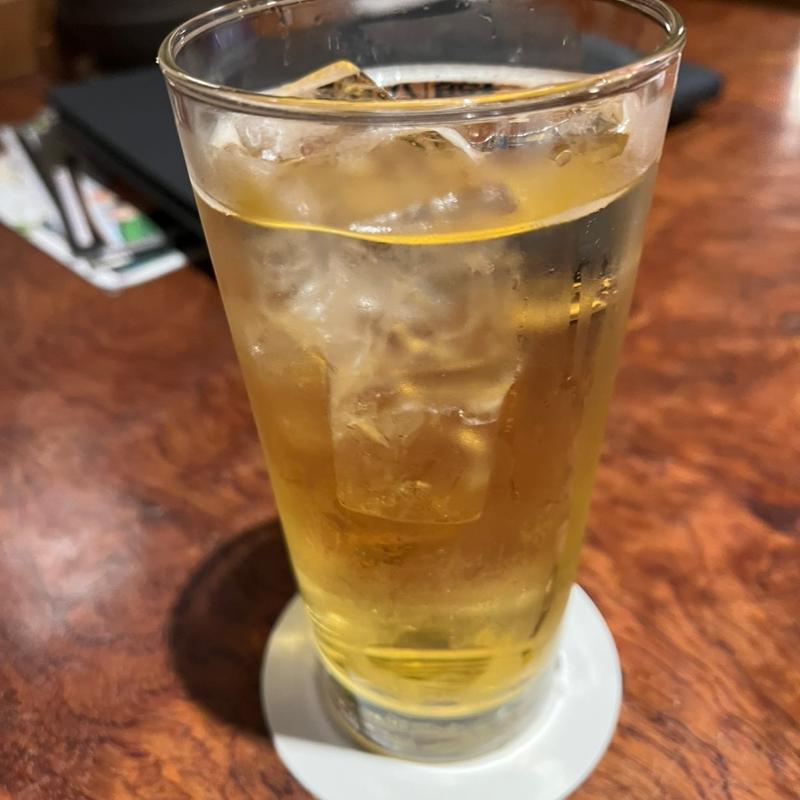 梅酒ソーダ割り(かに道楽新宿駅前店)