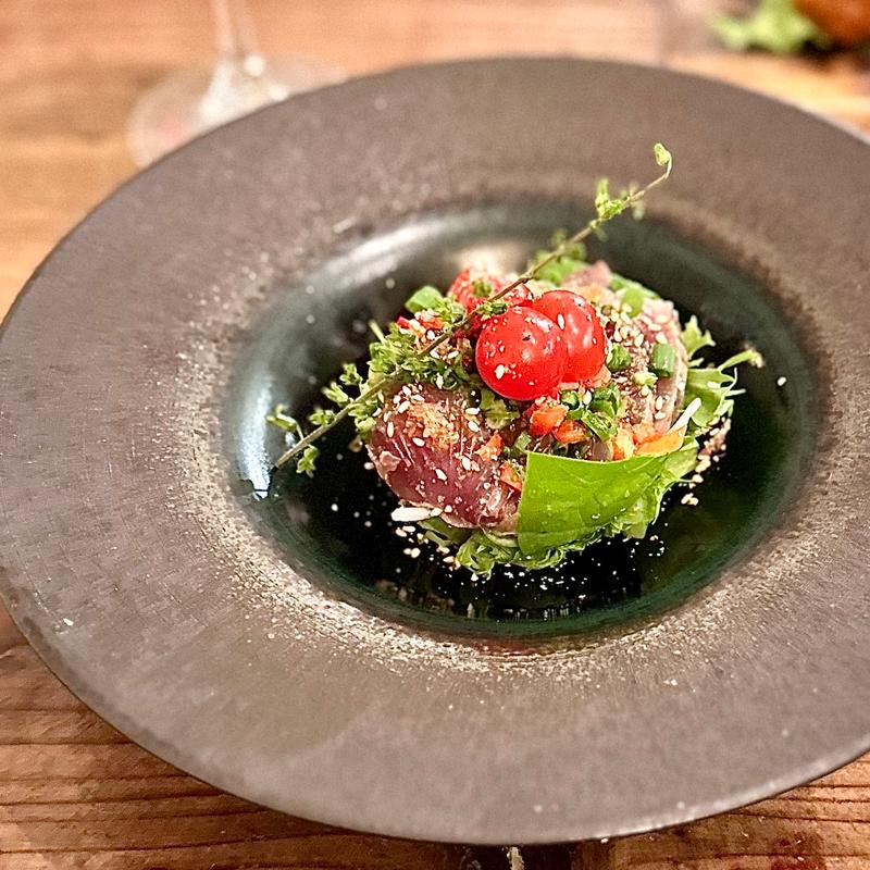 春鰹のカルパッチョ(LABURI)