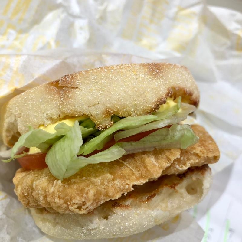 チキンクリスプマフィン(マクドナルド 学芸大店)