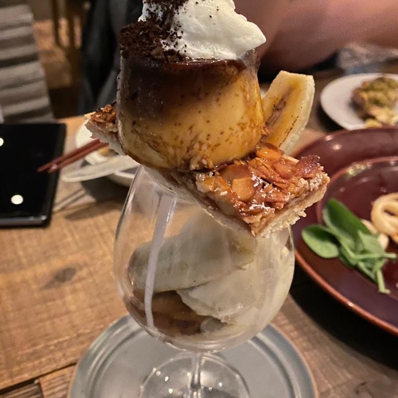 プリン・パフェ(スズカフェ銀座 | SUZUCAFE Ginza)