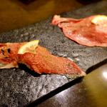 黒毛和牛炙り肉寿司(和食・鮮魚 輪だち 難波駅前店)