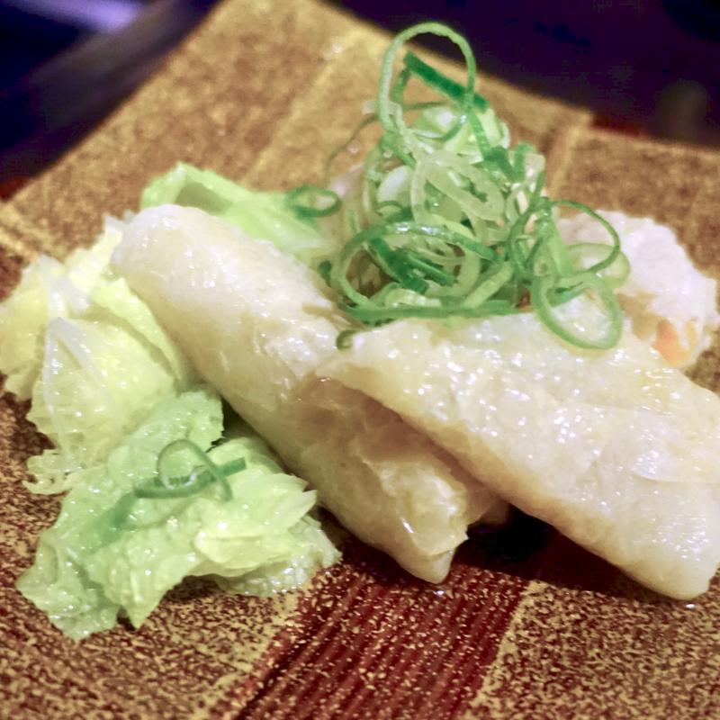 湯葉と鶏のつみれ(和食・鮮魚 輪だち 難波駅前店)