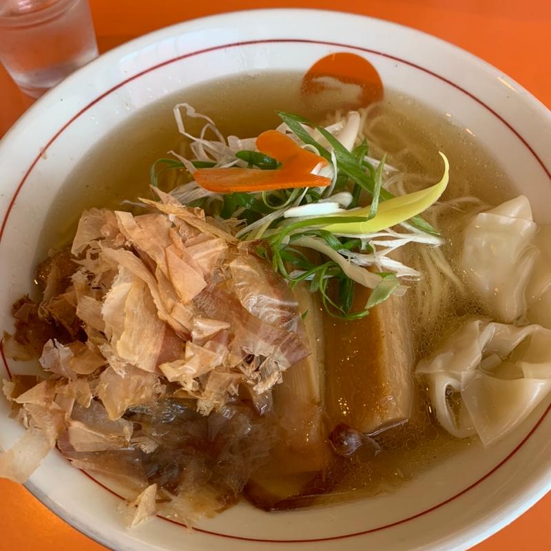追い鰹チャーシューワンタン麺(中華そば うさぎ )