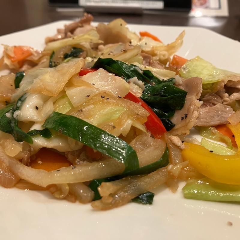 豚と野菜の塩麹炒め(大戸屋 富山婦中店 )