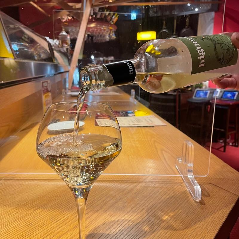 グラスワイン(イゲルエラ ブランコ)(スペインバル La Cazuela -roja- (グランフロント大阪))