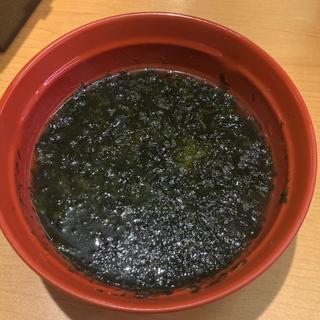 あおさと海苔の味噌汁(スシロー 立川幸町店)
