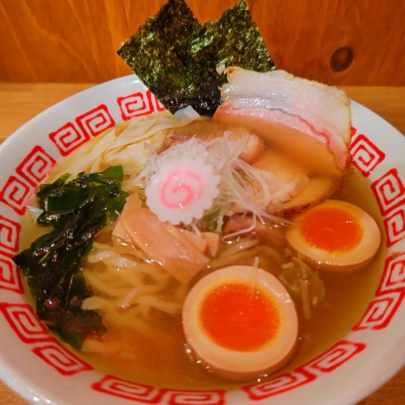 特製平打ち熟成塩そば(鶴松富士)