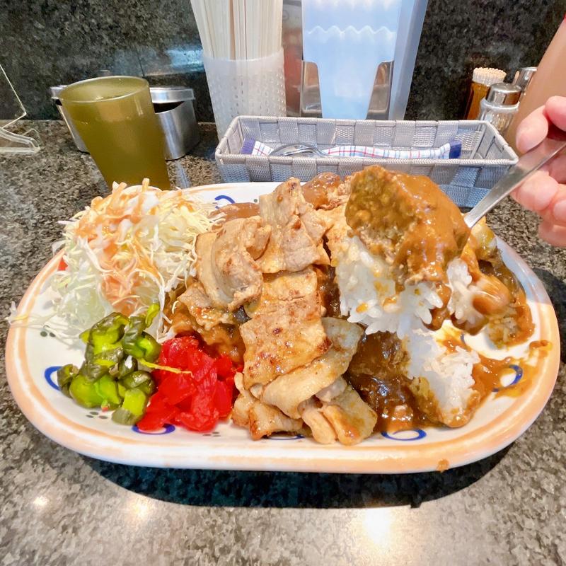 ハンバーグカレー(バーグ 戸部店)