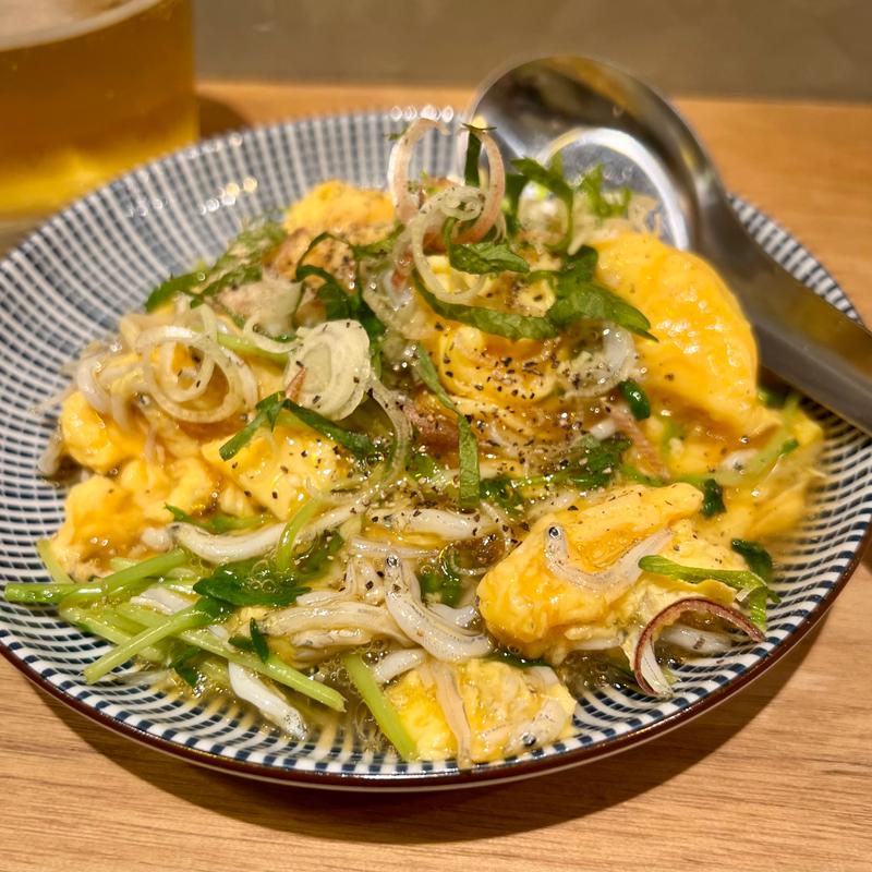 豆苗しらす玉子(西口アオギリ)