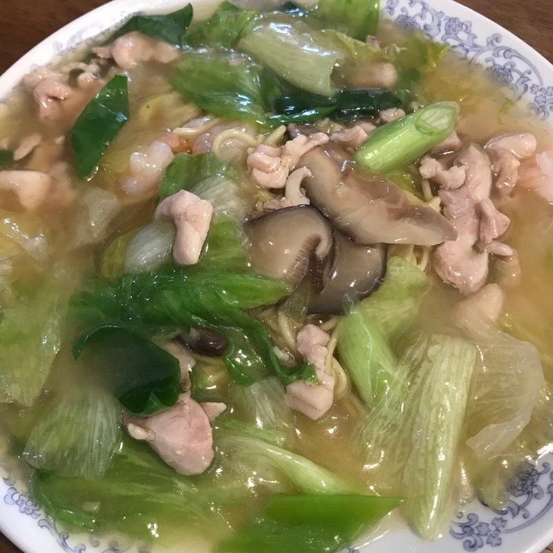 勞麺（海老かしわ蕎麦）(広東料理 鳳泉 )