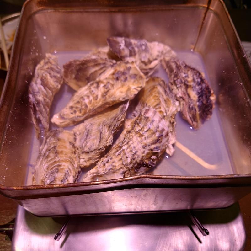 おすすめ 【当店名物！】カキのがんがん焼(カキ小屋築地食堂)