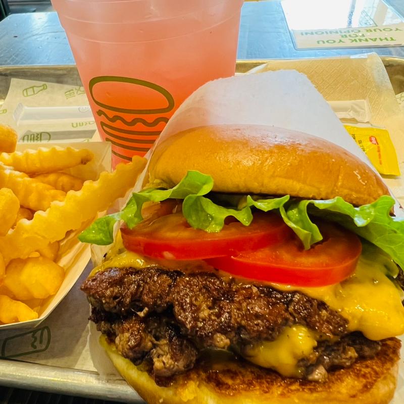 シェイクバーガー　ダブル(シェイクシャック 恵比寿)