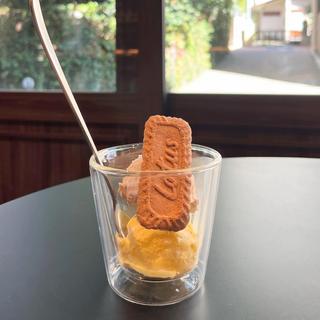 2種のアイスクリーム(茶珈堂)