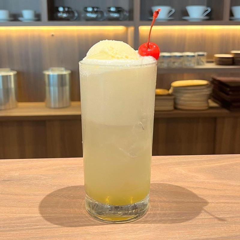 クリームソーダ パッションフルーツ(茶珈堂)