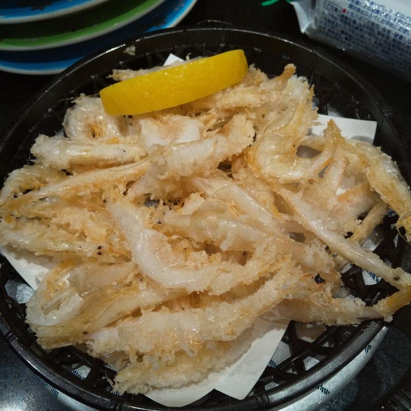 白えびの唐揚げ(廻る富山湾 すし玉 富山駅店 )