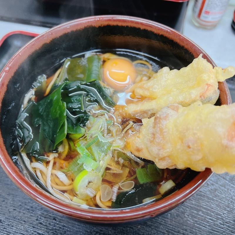 ちくわ天玉そば(めんや)