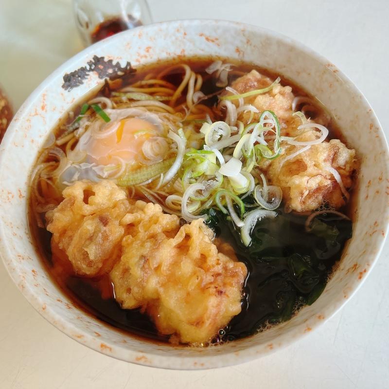 ちくわ天玉そば(きぬそば )