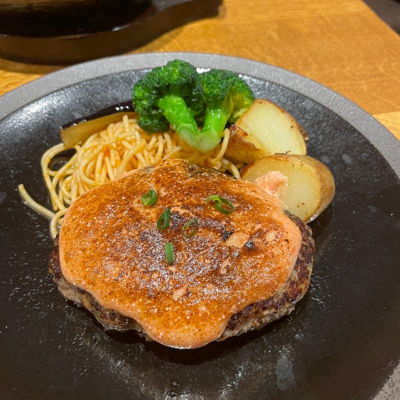 めんたいまよハンバーグ(山本のハンバーグ 神保町)