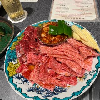 和牛などたれ焼き肉4種(東京焼肉 平城苑 浅草総本店)