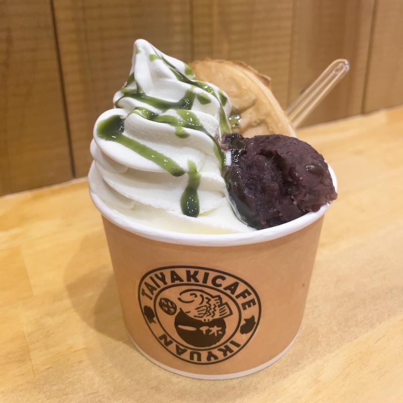 たいやきパフェ(たいやきＣＡＦＥ一休庵 イオンモール堺北花田店)