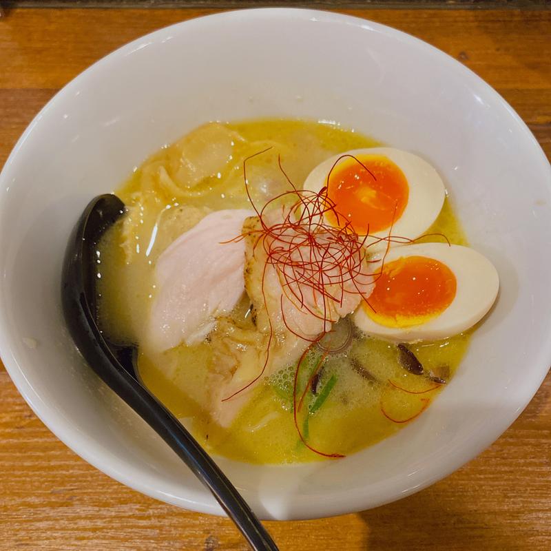 濃厚白湯そば(味玉)(麺や 美風 戸越銀座店)