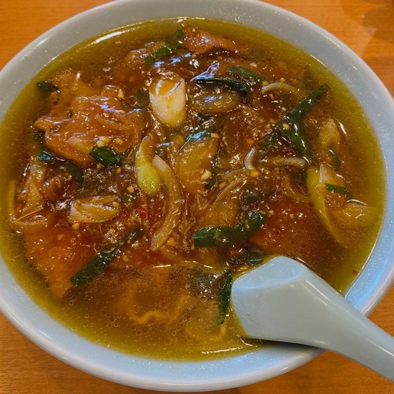 レバーラーメン(中華料理成久)