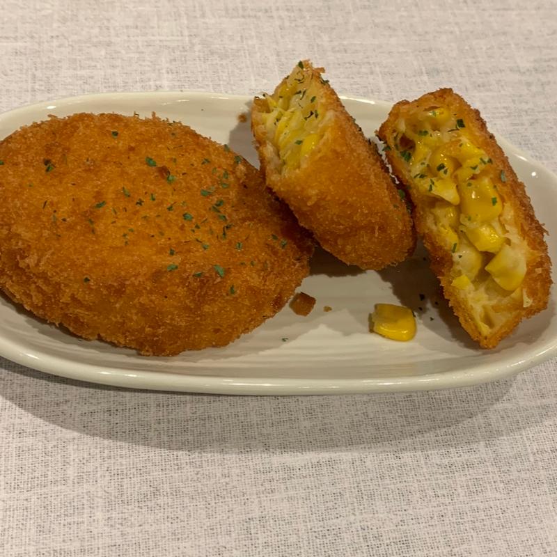 北海道とうもろこしコロッケ(くまちゃん温泉 札幌本館)