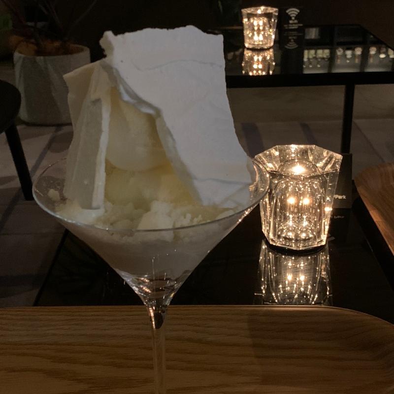 雪パフェ(CANVAS LOUNGE「KOKAGE」)