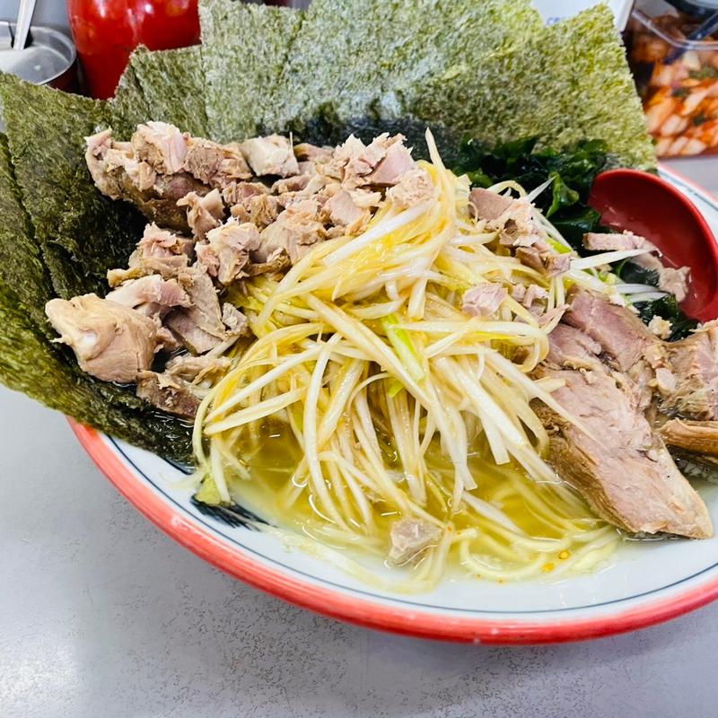 塩ラーメン＋ネギ＋海苔＋わかめ(ラーメンショップ 122号騎西店)